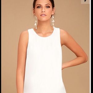 Lulu’s White Tank Dress